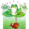 Poster "les grenouilles"  affiche Claude Serre format 60 x 80 cm papier 140 grammes satiné – Image 2