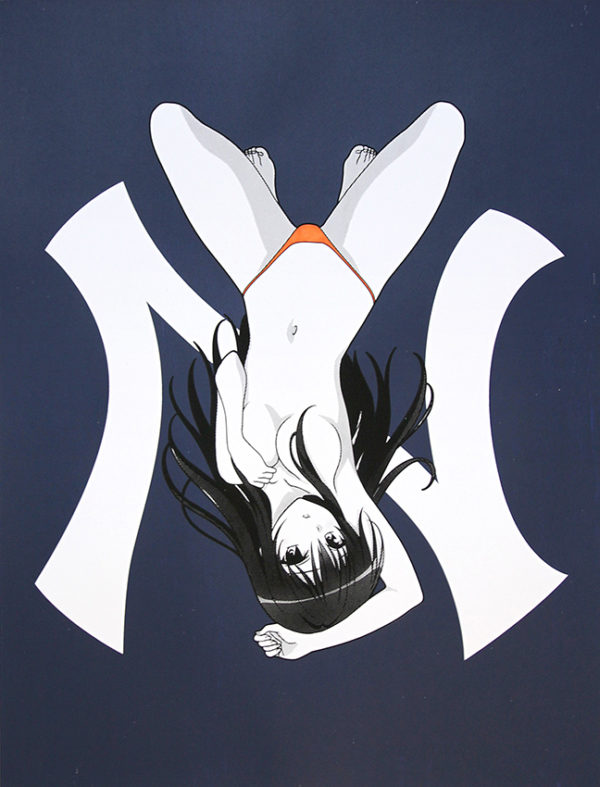 ARIKA UNO- "NY YANKEES" -signé et numéroté - édition originale 2019 Technique sérigraphie manuelle Édition dix Condition Neuf Dimensions totale 50 x 65 cm