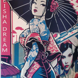 GEISHA DREAM 2 by YOROKOBI limited 5ex GICLEE ON ART PAPER 60X80CM