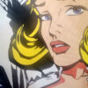 XL POP PRIVACY part5  (Roy Lichtenstein VS Kuni)  by TUSHIKUNI 1973 / Limited 10 ex edition / Giclée  60 x 80 cm  Giclée Original Edition textured Coton Art paper – Image 2