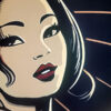 YOROKOBI - GEISHA DREAM 4 limited 10 ex real pigment ink giclée on art paper original  EDITION  * / 10  60X80CM – Image 3