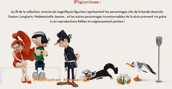 Hachette -AGENT LONGTARIN Gaston Lagaffe - figurine résine 22 cm neuve AVEC BOITE – Image 7