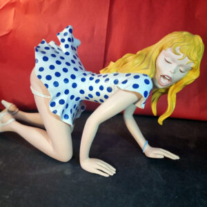 MIEL de Manara grande statuette en résine, longueur 45 cm. Démons et Merveilles, 2000
