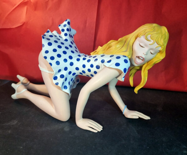 MIEL de Manara grande statuette en résine, longueur 45 cm. Démons et Merveilles, 2000