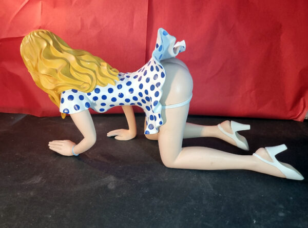 MIEL de Manara grande statuette en résine, longueur 45 cm. Démons et Merveilles, 2000 – Image 4