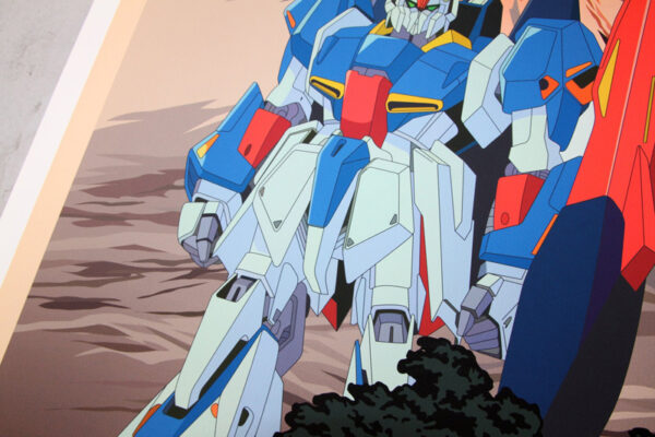 ARIKA UNO- " GUNDAM 2" -signé et numéroté - édition originale 08/30 ex 2023 Technique Giclée Édition dix Condition Neuf Dimensions 93×63 cm – Image 3