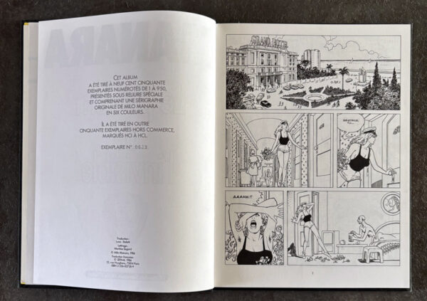 Manara - Le Parfum de l'Invisible + sérigraphie + emboitage - C - 1 Album - Édition limitée - 1986 – Image 11