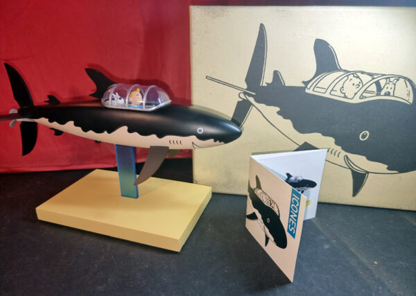 Moulinsart - Tintin - Les Icônes - Requin Sous-marin - Ref 46402 -etat Neuf maids boite abimée Version 2023