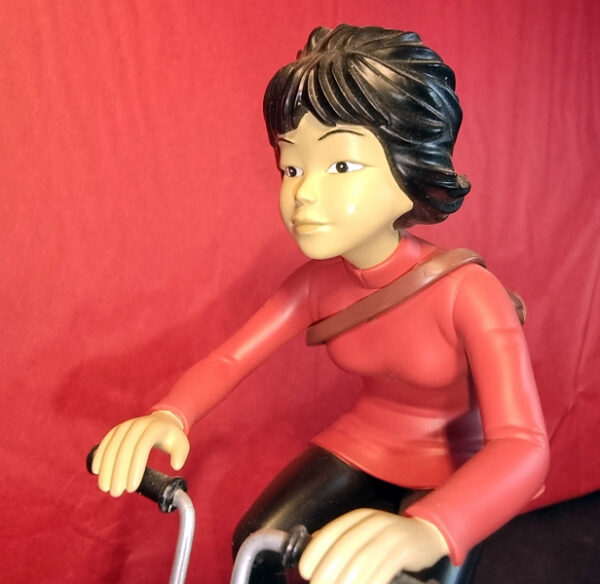 Leblon Delienne & Roger Leloup - Sculpture Yoko Tsuno sur sa moto - 444 ex Année 2006 avec boite et certificat – Image 8