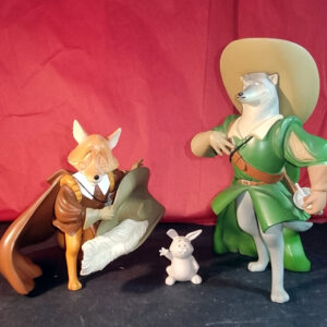 FIGURINES LEBLON DELIENNE trois statuettes en résine - DE CAPE ET DE CROCS - d'après Masbou & ayroles 2008 tirage 650 exemplaires numérotés dans leurs boites