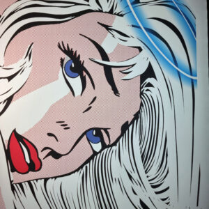 Tushikuni (1973) - ANGEL MANE - Roy Lichtenstein vs Kuni  by TUSHIKUNI 1973 / Limited 10 ex edition /  42 x 61 cm Giclée Original Edition textured Coton Art paper