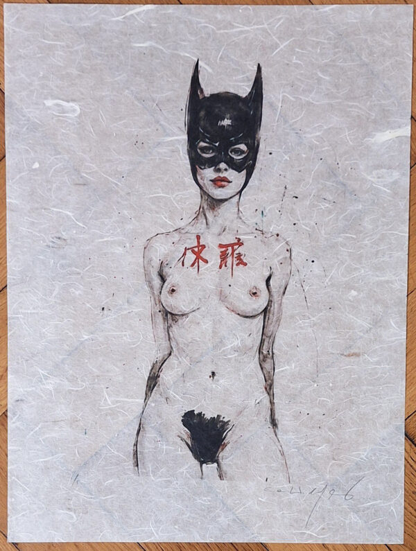 Wildfang, Emma - Superheroines Tokyo Pop Icons Volume 4 - Japan series - Size: 30 x 42 cm. - (2025)- Edition limitée 1/5 – Image 3