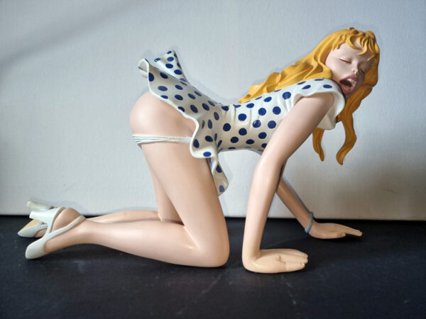 PIN UP MIEL / Milo Manara / figurine en résine demons et merveilles avec boite tirage 999 exemplaires année 2000 format 390x210x140 mm – Image 5