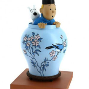 Figurine Tintin - La potiche - le lotus blue - avec boite et certificat