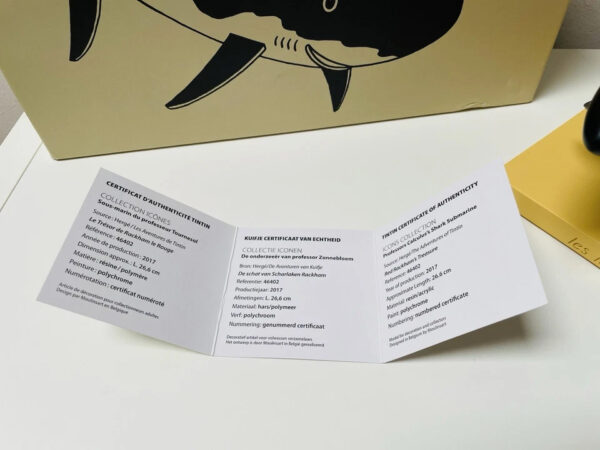 Figurine Tintin Le Sous Marin Requin Les Icônes avec boite et certificat – Image 7