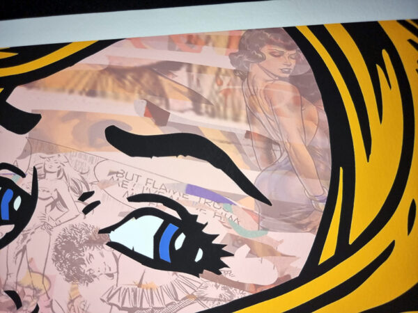 "SEDUCTIVE POP ICON"  by Tushikuni - Deluxe edition / ART PAPER 320 GR - 42 X 60 cm -signed & numbered 10 ex – Image 4