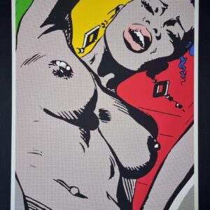 "AFRO POP" by Tushikuni  signed & numbered 5 ex   61 X 42 cm - Original edition 240 gr Coton Art paper