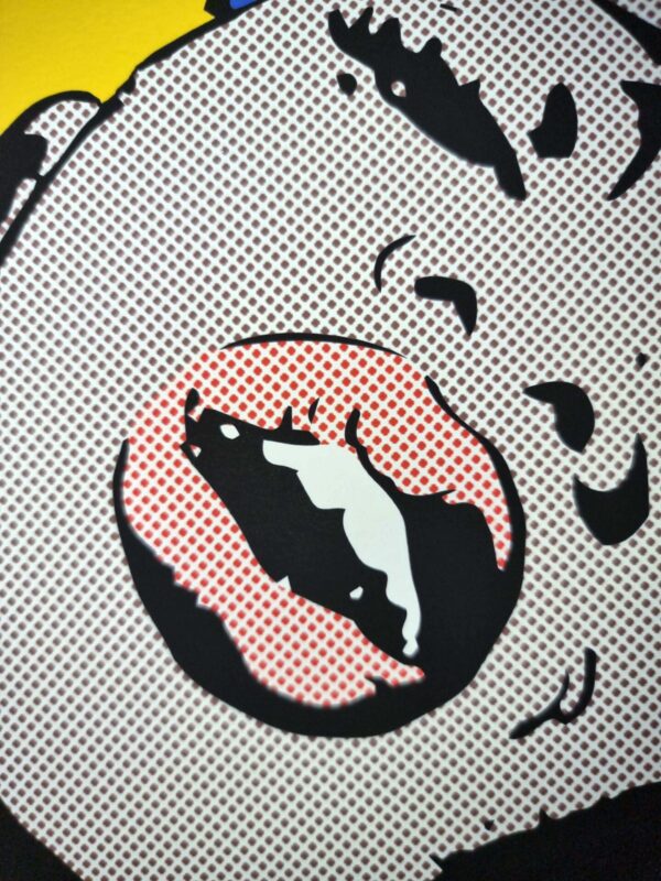 "AFRO POP" by Tushikuni  signed & numbered 5 ex   61 X 42 cm - Original edition 240 gr Coton Art paper – Image 3