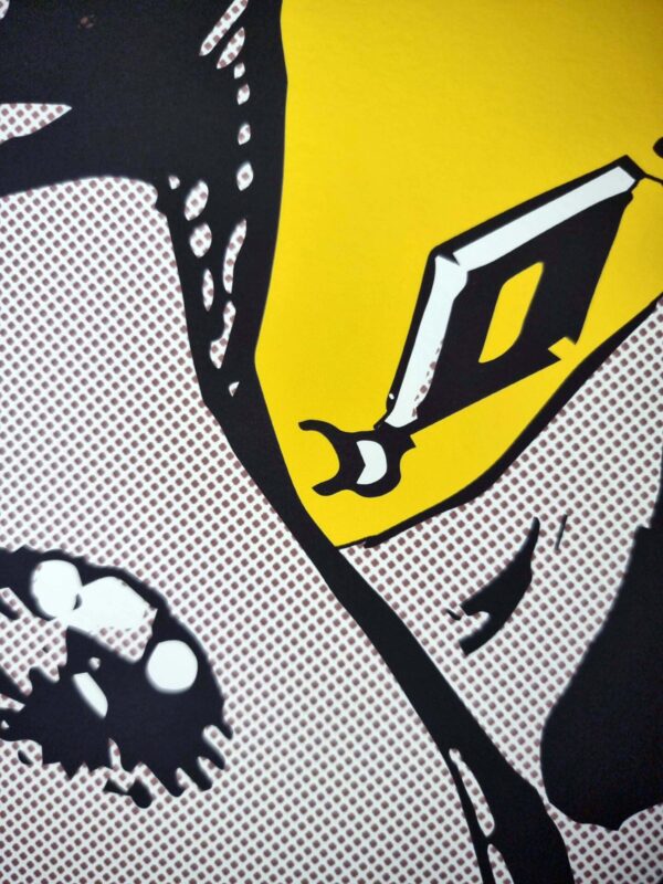 "AFRO POP" by Tushikuni  signed & numbered 5 ex   61 X 42 cm - Original edition 240 gr Coton Art paper – Image 4