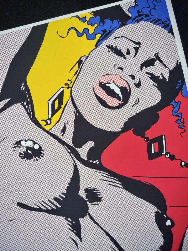 "AFRO POP" by Tushikuni  signed & numbered 5 ex   61 X 42 cm - Original edition 240 gr Coton Art paper – Image 5