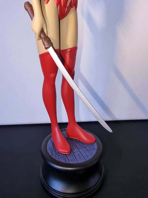 Cixi de Troy – Guerrière N°461/599 - Statuette résine 30 cm avec boite et certificat D’après la trilogie Cixi de Troy, par Olivier Vatine et Christophe Arleston. année 2010 – Image 12