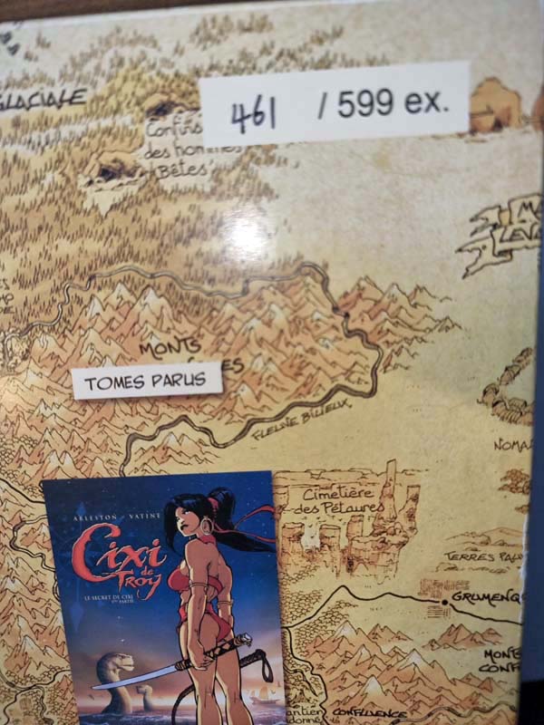 Cixi de Troy – Guerrière N°461/599 - Statuette résine 30 cm avec boite et certificat D’après la trilogie Cixi de Troy, par Olivier Vatine et Christophe Arleston. année 2010 – Image 4