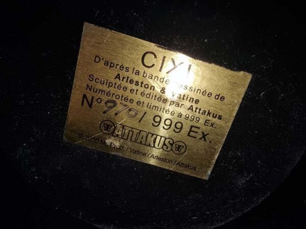 Cixi de Troy – 01 - tirage 470/599 - Statuette résine 30 cm avec boite et certificat D’après la trilogie Cixi de Troy, par Olivier Vatine et Christophe Arleston. année 2010 – Image 12