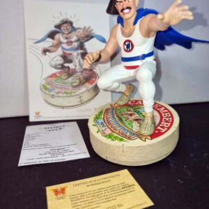 SUPERDUPONT  Figurine ATTAKUS 1999 tirage 2222 exemplaires neuve dans sa boite certificat et ex libris signé par Solé