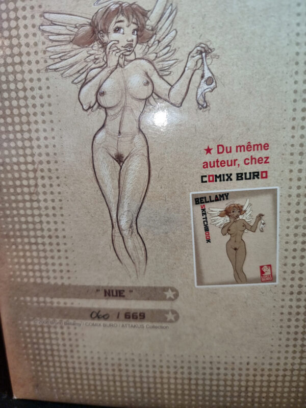 Figurine Angélique "Nue" Bellaminettes figurine resine Attakus Comix Buro 2008 – Image 4