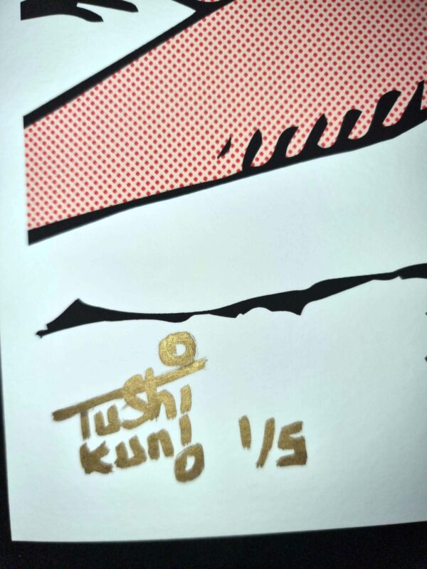 "women's time" (Roy Lichtenstein VS kuni) by Tushikuni  signed & numbered 5 ex   61 X 42 cm - Original edition 240 gr Coton Art paper – Image 12