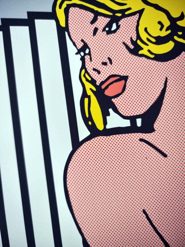 "women's time" (Roy Lichtenstein VS kuni) by Tushikuni  signed & numbered 5 ex   61 X 42 cm - Original edition 240 gr Coton Art paper – Image 4