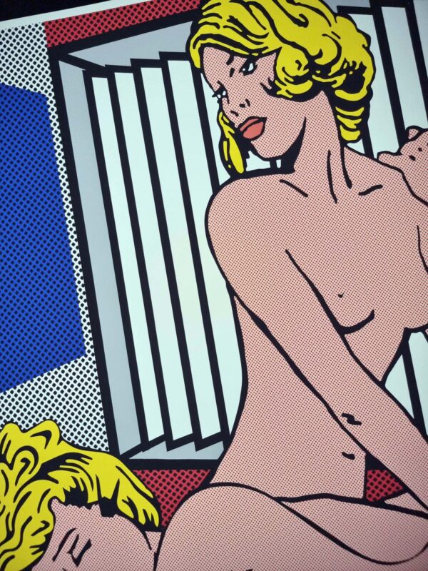 "women's time" (Roy Lichtenstein VS kuni) by Tushikuni  signed & numbered 5 ex   61 X 42 cm - Original edition 240 gr Coton Art paper – Image 6