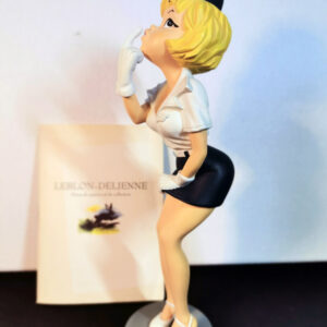 Leblon Delienne Walthéry - Natacha hôtesse de l'air - le doigt sur la bouche - numérotée avec certificat année 2000