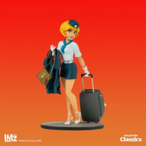 LMZ Collectibles Walthéry Natacha - Natacha avec sa valise - échelle 1/6