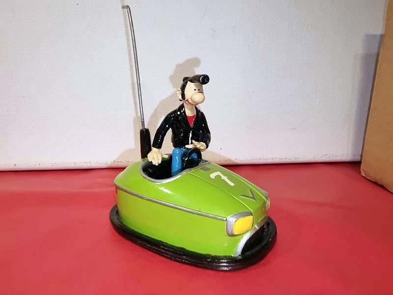 Pixi - Margerin - Lucien dans l'auto-tamponneuse verte- 250 exemplaires avec boite et certificat 1991 – Image 3