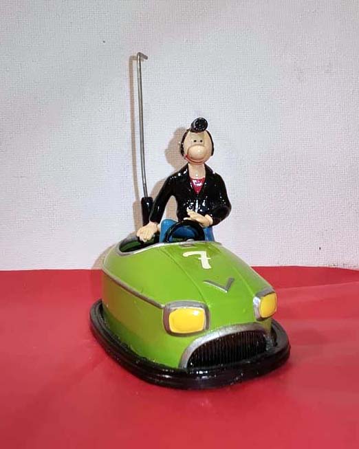 Pixi - Margerin - Lucien dans l'auto-tamponneuse verte- 250 exemplaires avec boite et certificat 1991 – Image 4