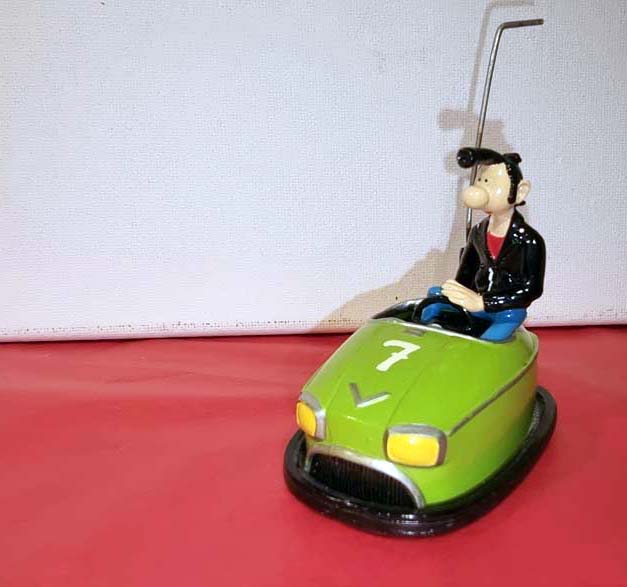 Pixi - Margerin - Lucien dans l'auto-tamponneuse verte- 250 exemplaires avec boite et certificat 1991 – Image 5