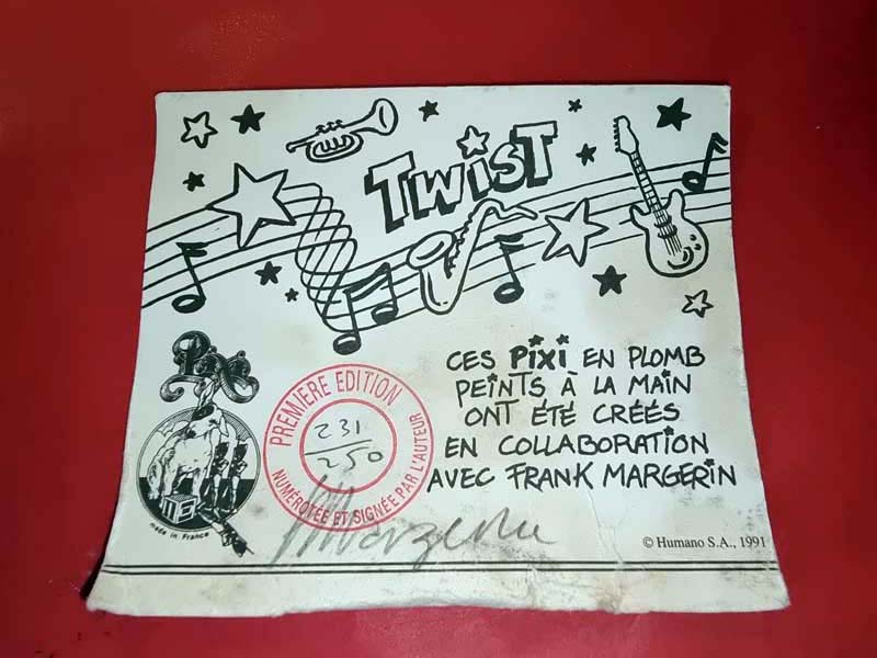 Pixi - Margerin - Lucien dans l'auto-tamponneuse verte- 250 exemplaires avec boite et certificat 1991 – Image 8