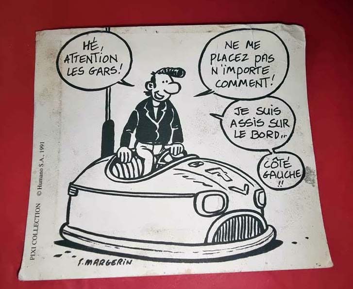 Pixi - Margerin - Lucien dans l'auto-tamponneuse verte- 250 exemplaires avec boite et certificat 1991 – Image 9