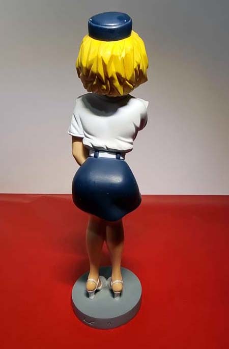 Leblon Delienne Walthéry - Natacha hôtesse de l'air - le doigt sur la bouche - numérotée avec certificat année 2000 – Image 4