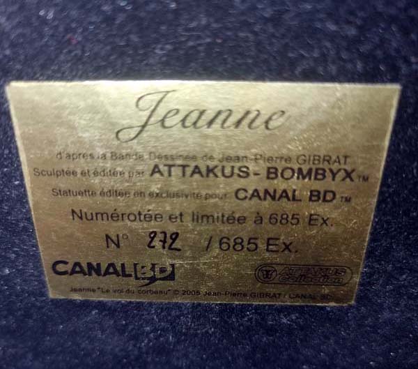 Jeanne au café - d'aprés Jean Gibrat -ATTAKUS et BD fugue - année 2005 tirage 715 exemplaire avec boite et certificat – Image 13