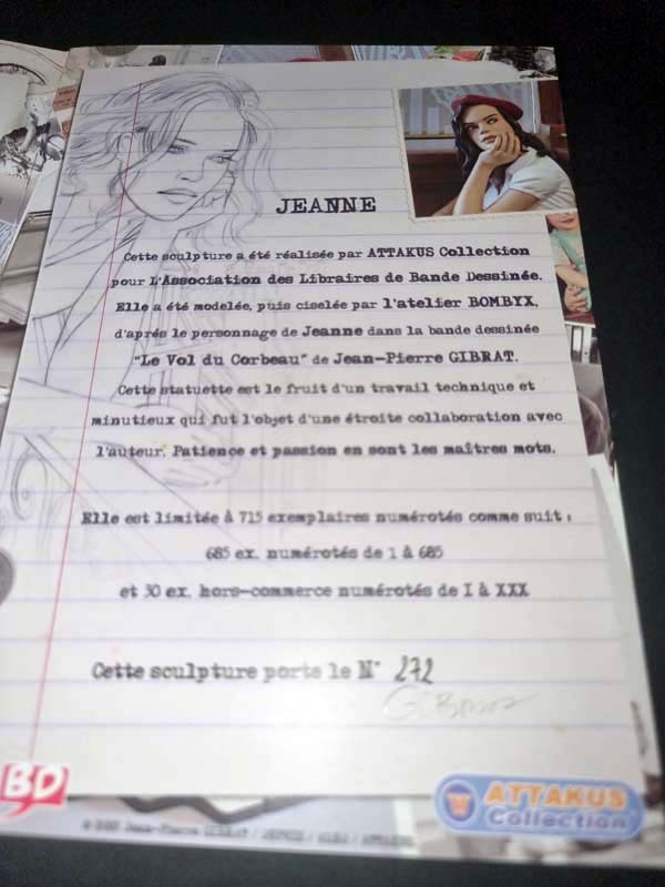 Jeanne au café - d'aprés Jean Gibrat -ATTAKUS et BD fugue - année 2005 tirage 715 exemplaire avec boite et certificat – Image 15