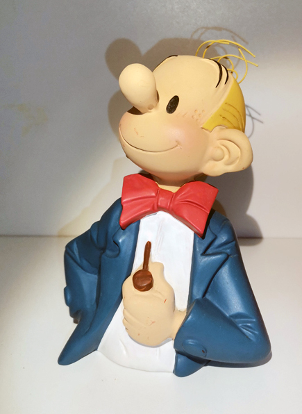 Spirou et Fantasio - Franquin- Leblon Delienne - bustes Spirou et Fantasio - 1989 parfait état – Image 4