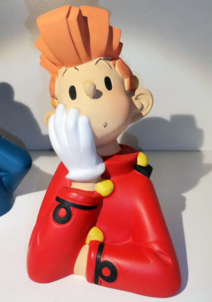 Spirou et Fantasio - Franquin- Leblon Delienne - bustes Spirou et Fantasio - 1989 parfait état – Image 7