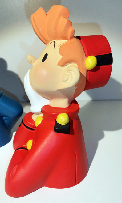 Spirou et Fantasio - Franquin- Leblon Delienne - bustes Spirou et Fantasio - 1989 parfait état – Image 8