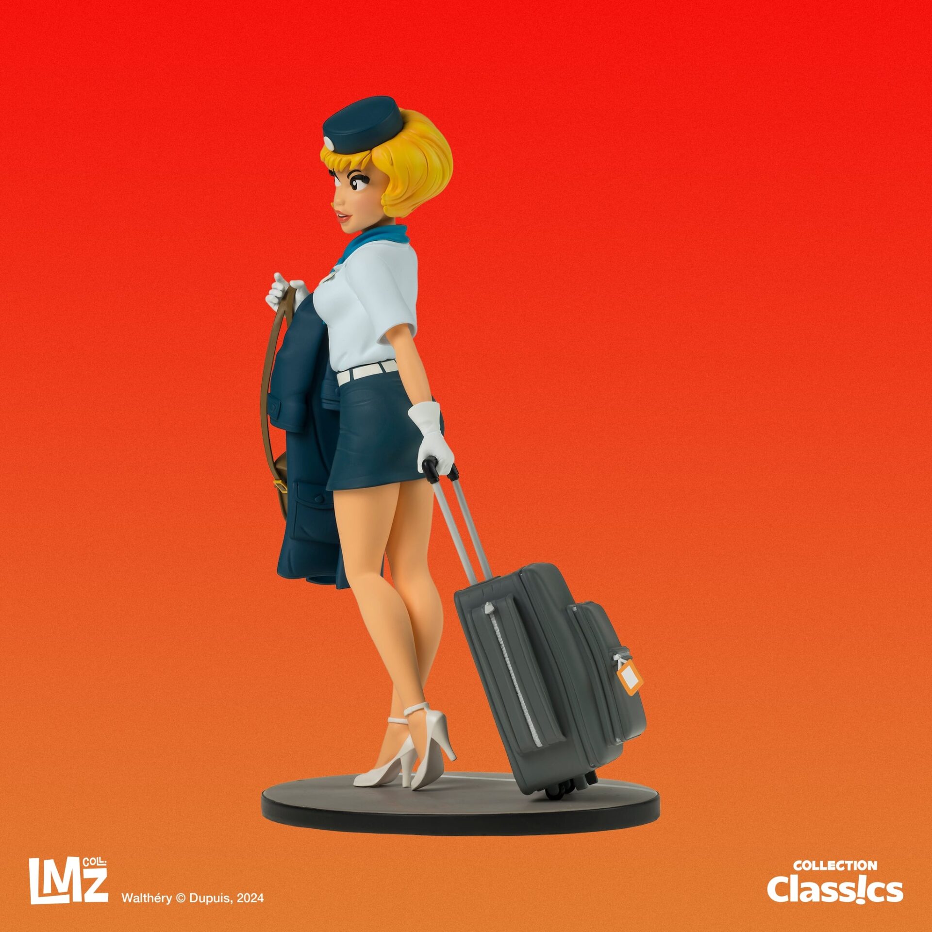 Statuette de Collection Natacha avec sa valise - LMZ COLLECTIBLES - neuve dans sa boite – Image 3