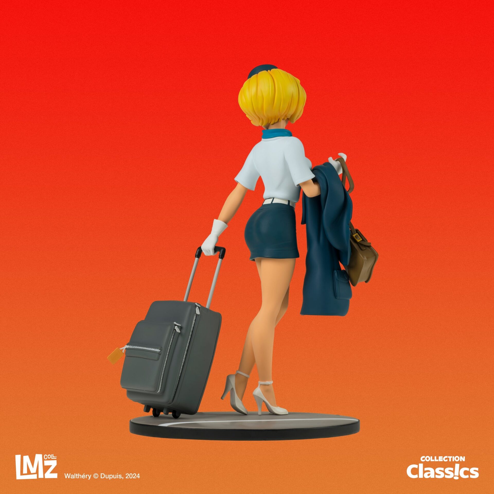 Statuette de Collection Natacha avec sa valise - LMZ COLLECTIBLES - neuve dans sa boite – Image 5