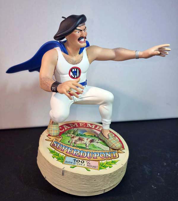 Attakus – SUPER DUPONT - Figurine en résine d'après Gotlib -1999 - tirage 2222 exemplaires numérotés neuve avec boite – Image 4