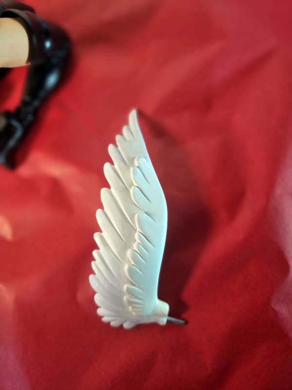 Pin up "la femme ailée" / SAINT EMETT / Felix Meynet - RARE - 1998 - édition en résine - bon état restaurée – Image 15