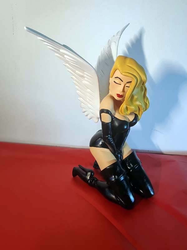 Pin up "la femme ailée" / SAINT EMETT / Felix Meynet - RARE - 1998 - édition en résine - bon état restaurée – Image 3